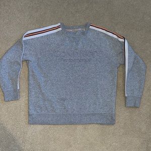 Grey Calvin Klein crew neck